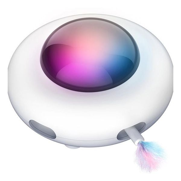 Cat Toy Smart Teaser UFO Pet Turntable Catching Training toys