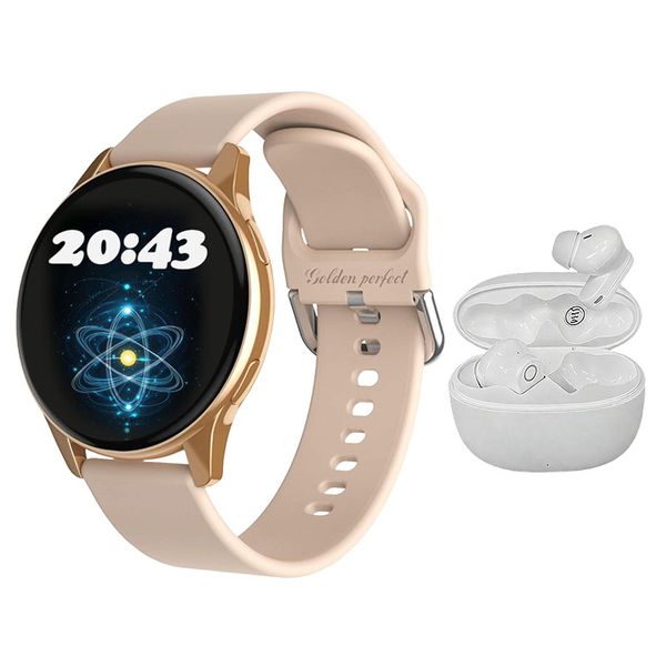 Women's Smartwatch &amp; Earphones Combo - Modern Minimalist Edition