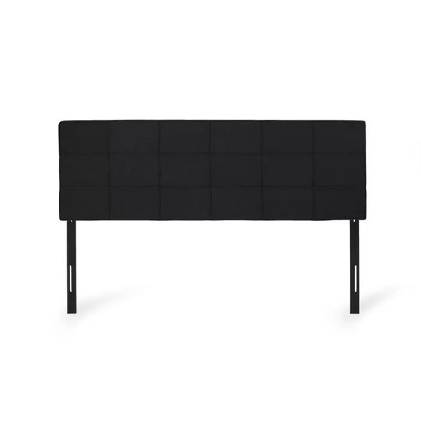 Irick Black Upholstered Headboard