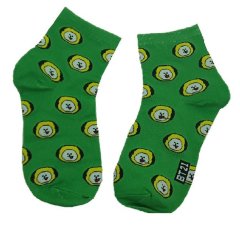 Women's Socks - Green Face