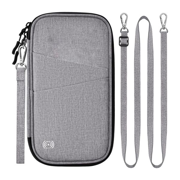 Passport Holder RFID Block Card Wallet Waterproof Cover for Travel