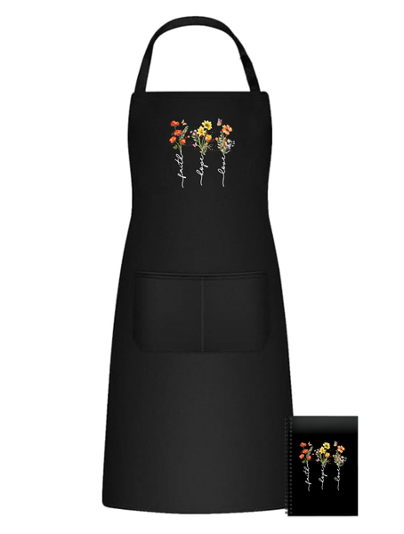 Faith Hope Love Fun Kitchen Braai Apron Christmas Birthday Gift 506