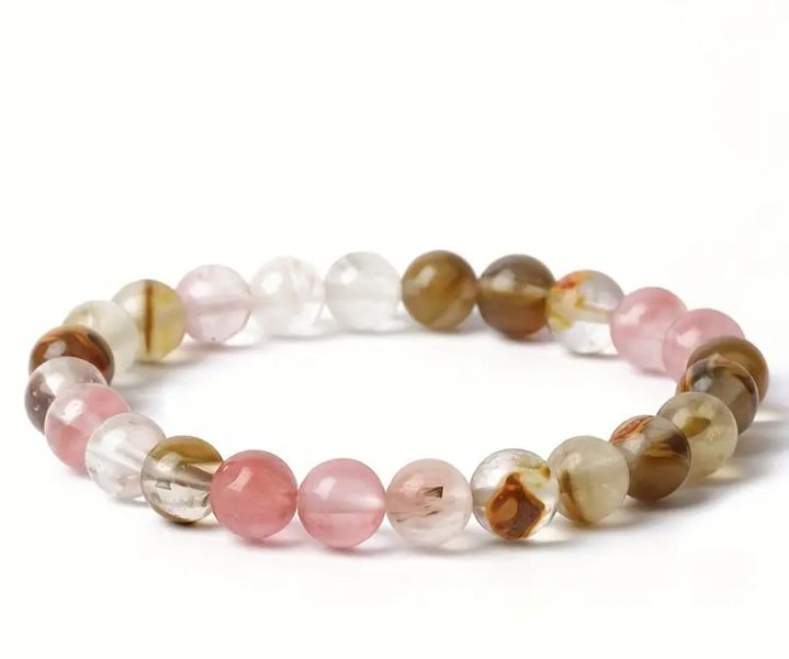 Holly Crystals - Cherry Quartz Crystal Bracelet 8mm