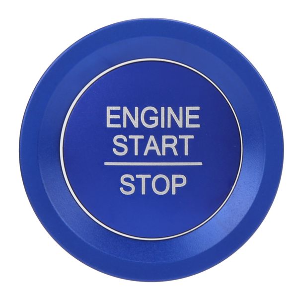 Compatible With Honda Fit Start Button Cover Blue 2021