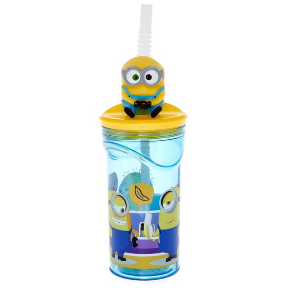 3D Figurine Straw Tumbler - Minions