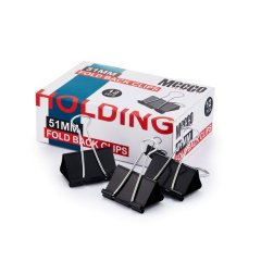 Meeco Fold Back Clips 51mm - Box of 12