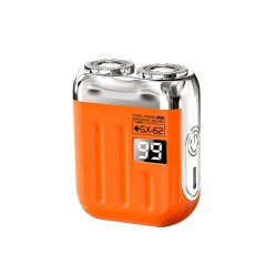 Premium Orange Mini Electric Shaver