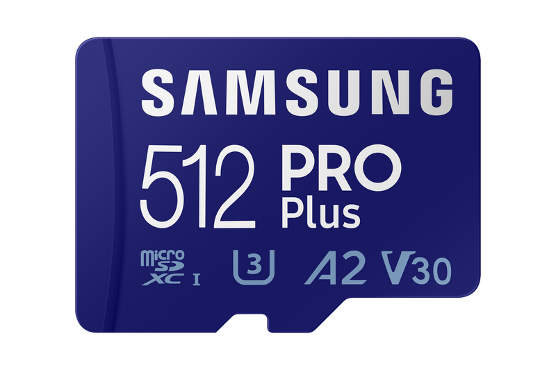 Samsung PRO Plus 512GB MicroSD Card and Adaptor
