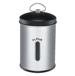 Continental Homeware Stainless Steel 5ltr Storage Cannister - Flour