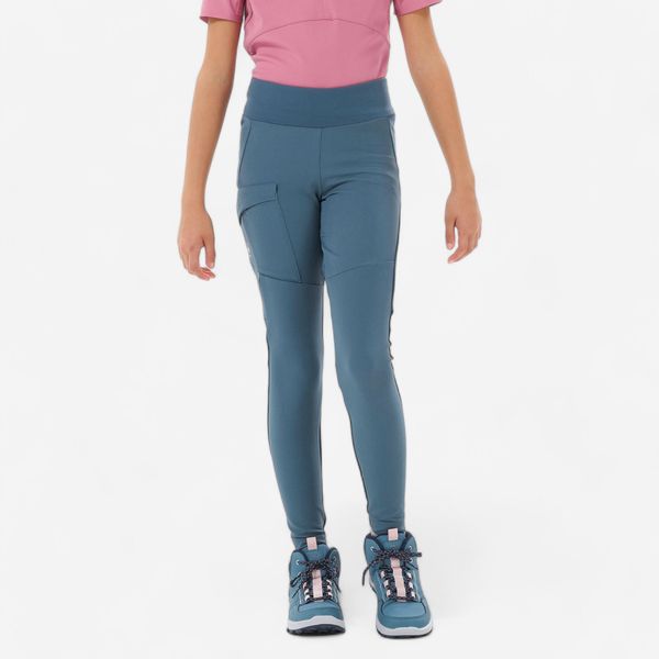 Quechua Kids' Hiking Leggings, 7-15 Years, Mh500 - Blue