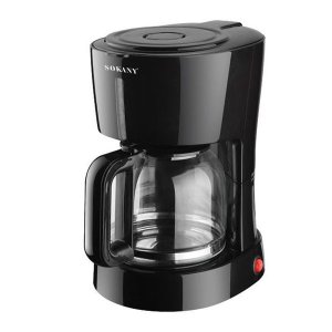 1.5L Electric Filter Coffee Maker Machine Large Capacity 650W Black