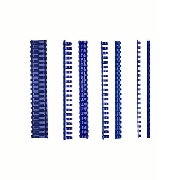 Meeco 35mm Binding Element - Blue 50pcs