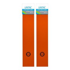 Unitac Lever Arch File Spine Labels Orange - 2 Packs of 12