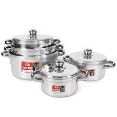 Bon Voyage - Queen 10 Piece WITH SS Handle