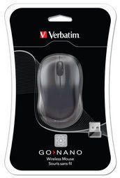 Verbatim GO NANO Wireless Mouse - Black