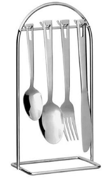 Cutlery Set 24 Piece Linear Hanging Stainless Steel.