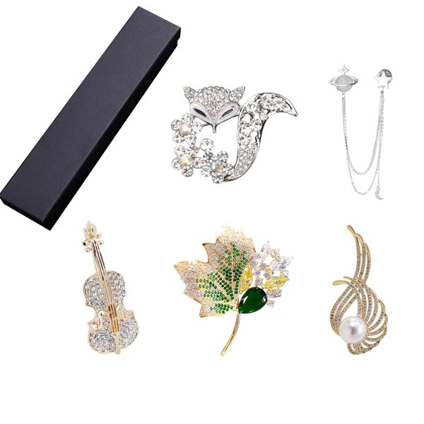 5pcs Brooch Women's Fixed Clothing Accessories with Anti-Slip Pinch Brooch