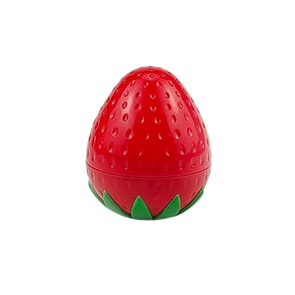 Strawberry Shape Lip Balm Cute Container 30g