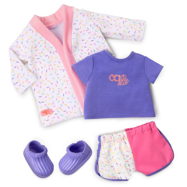 Our Generation 18-Inch Doll Pajama Outfit with Sweet Tart Plush