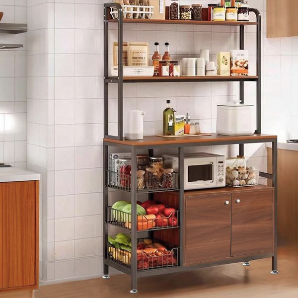 Storage Rack Organizer Kitchen Shelves Microwave Oven Stand Coffee Station