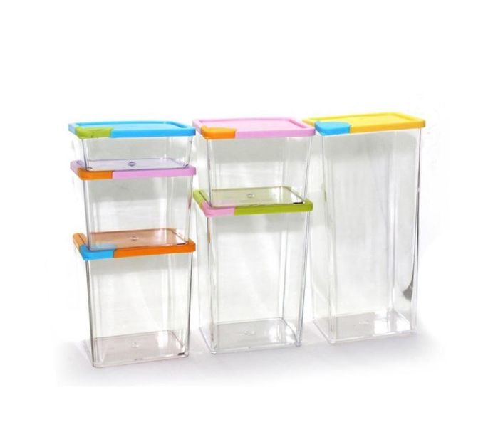 Stackable Kitchen Storage Container - Set of 6