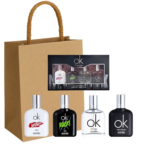OK Fragrance - 4 Perfumes Couple Set | 4 x 30ml EDP