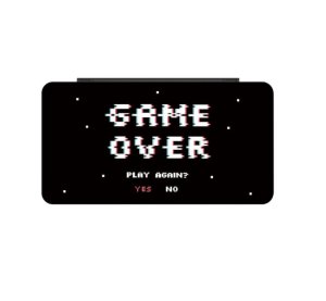 Techme Game Over Magnetic Game Storage Case for 24 Switch &amp; 24 SD Cards