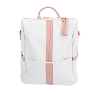 Women's Backpack Pink Large Capacity Soft PU Leather