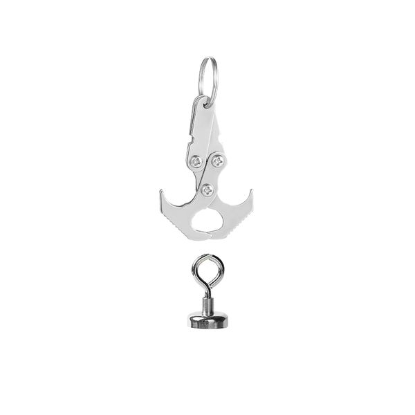 Magnetic Gravity Grappling Hook Stainless Steel Outdoor Survival Hook
