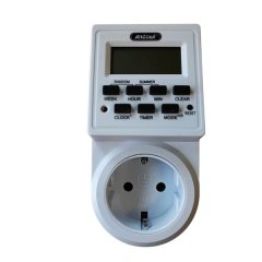 Digital Timer Switch 220V 16A LCD Programmable Plug for Appliances Lighting