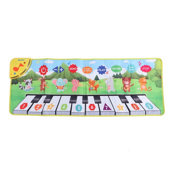Baby Musical Mats Baby Piano Keyboard Carpet Animal Blanket Floor Piano Mat