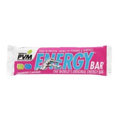 PVM Energy Bar Strawberry (20 x 45g Bars)