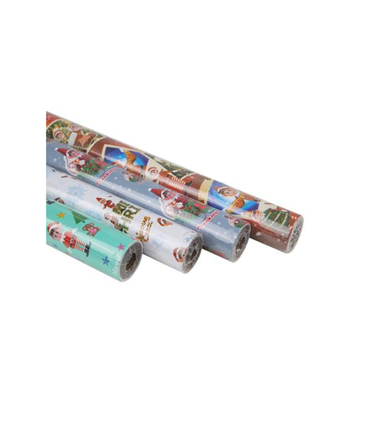 Xmas Elf Gift Wrap (3mx700mm) x 4
