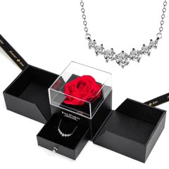 Women's Necklace - Holiday &amp; Music Theme Gift with Moissanite Shine