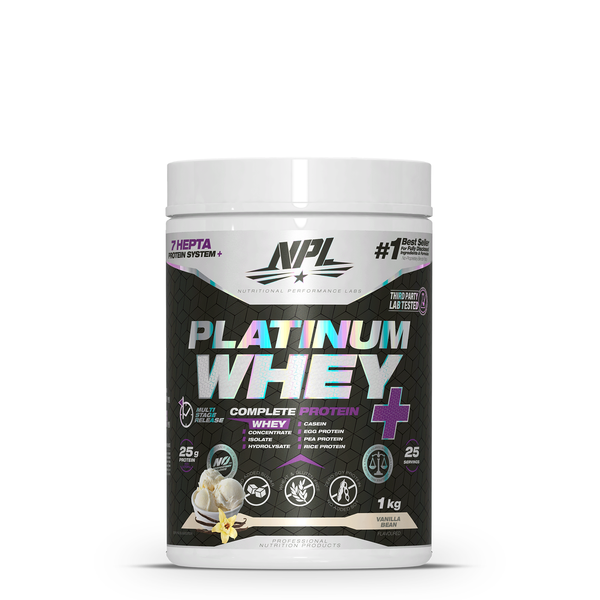 NPL Platinum Whey + Vanilla Bean 1kg
