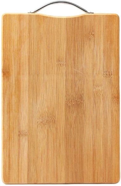 Chopping Board Bamboo with Metal Handle (40x30x1.8cm)
