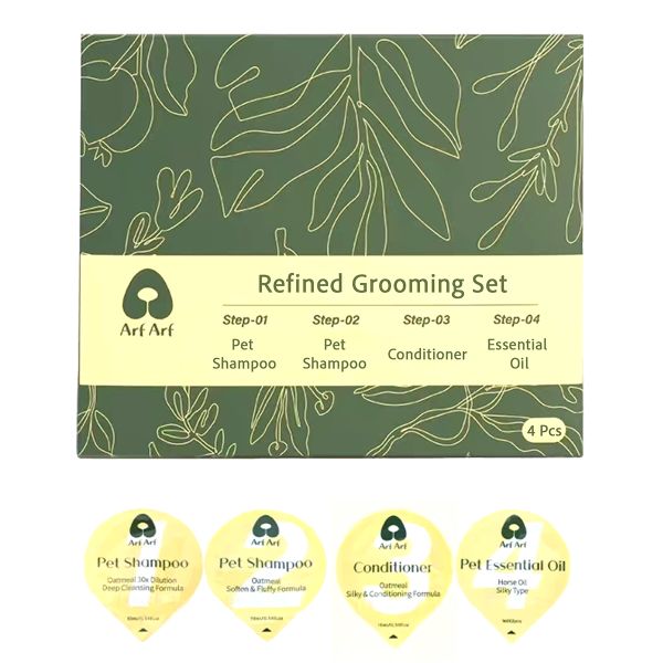 Arf Arf Luxury Pet SPA Capsule Set - Fluffy &amp; Shaping (4 Capsules)