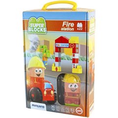 Miniland Super Blocks - Fire Station