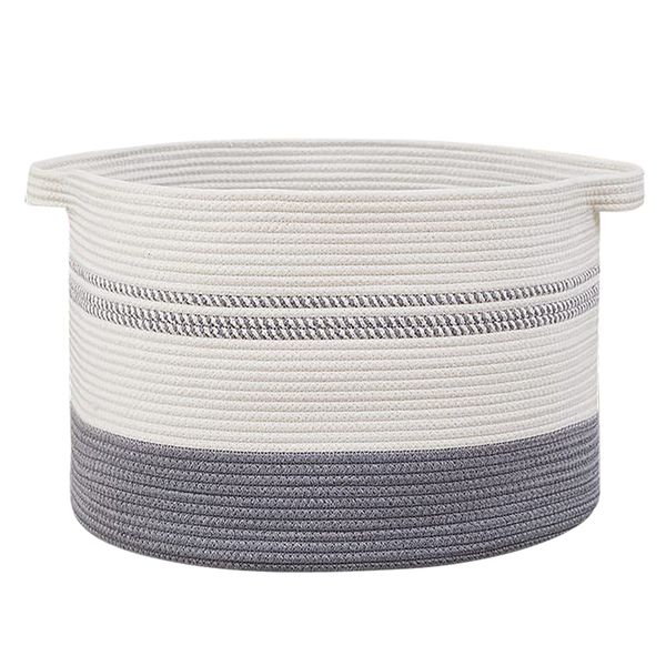 60L Woven Laundry Storage Basket