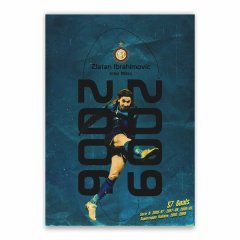 Zlatan Ibrahimovic Inter Milan Poster - A1