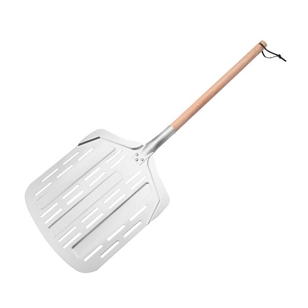 Perforated Pizza Peel Nonstick Aluminum Metal Pizza Paddle Spatula for BBQ