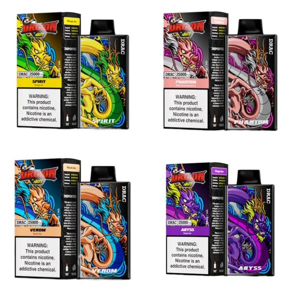 Nasty Drag-On 25000 Disposable Vapes - Draco (Pack of 4)