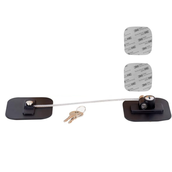 Synergy360 Refrigerator Deepfreeze Fridge Lock With Keys Set