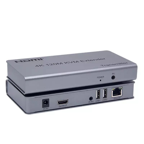 4K 120M KVM HDMI Extender with IR Control HDMI loop &amp; HDMI audio