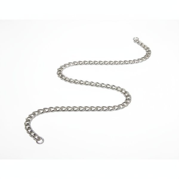KRAFFT Nickel Plated Twist Link Chain 3.0mm x 1m for Jewelry Making