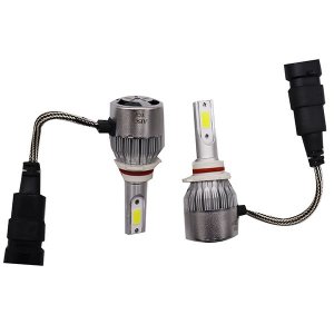 All In One Compact Design C6 9006 LED Headlight 6000K Colour