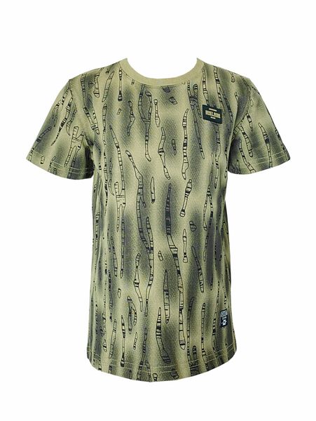 Soviet Wrath Boys Short Sleeve Rotary Print T-Shirt - Kelp