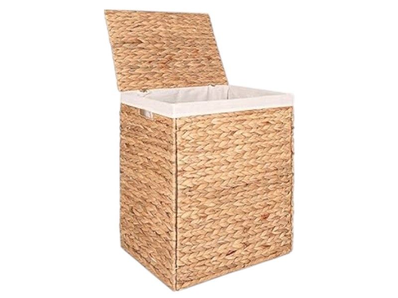 George &amp; Mason Woven Seagrass Laundry Basket Tan - Small