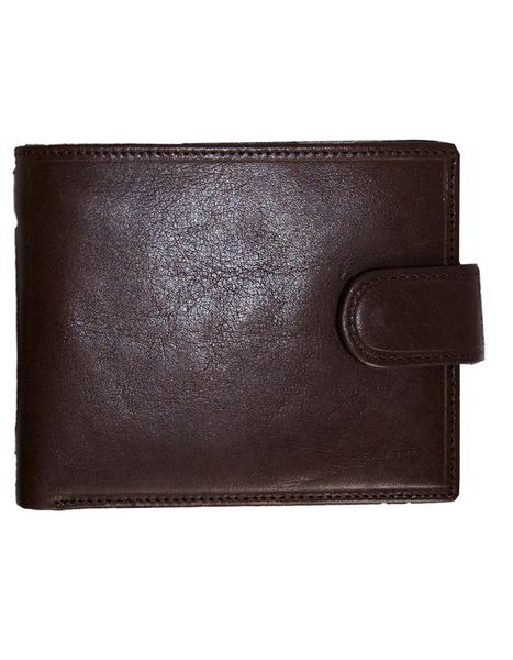 Fino SK-BK011 Top Grain Italian Leather Card Holder Wallet with Box-Coffee
