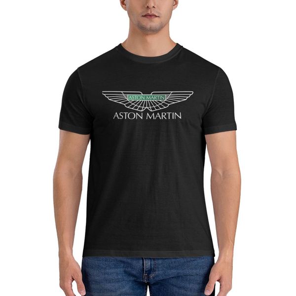 Aston Martin Mens T-Shirts - Cotton Novelty Short Sleeve Crew Neck T Shirts